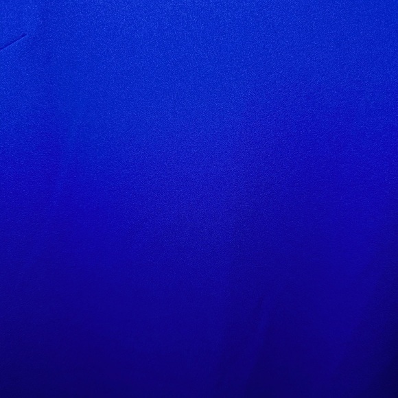 Women’s Size 6 Royal Blue Shift Dress Pleated Cuffs & Hem Elegant - Picture 7 of 12